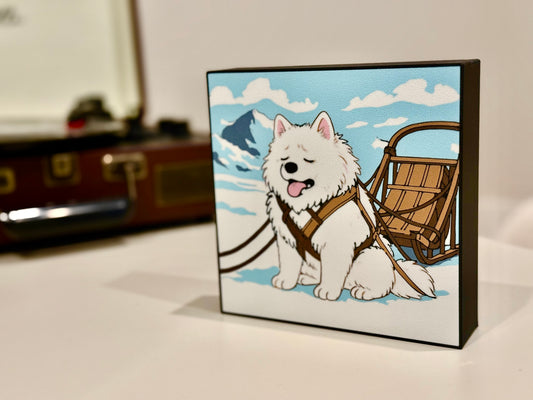 Arctic Expedition LED Lightbox - Samoyed Sled Adventure